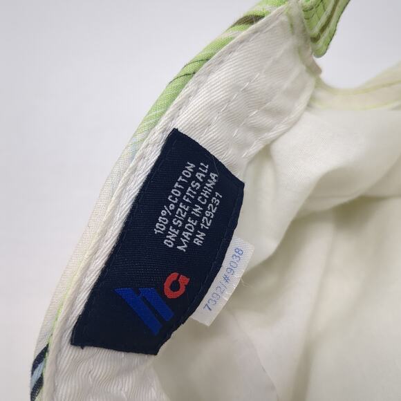 Boston Cadet Army Cap Multicolor One Size Adjustable Embroidered Plaid - Picture 9 of 9